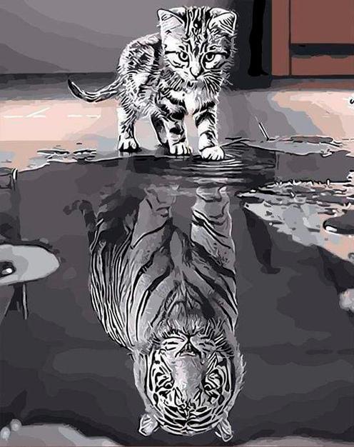 Immagine prodotto Figured'Art Gatto e tigre