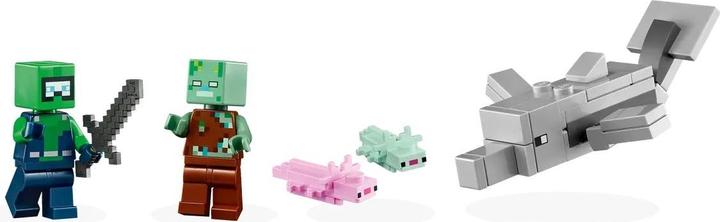 Actual product image LEGO The Axolotl House (21247, LEGO Minecraft)