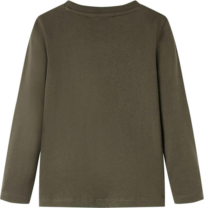 Actual product image VidaXL Children's long-sleeved shirt khaki 92,Material: 100 % cotton,Colour (92)