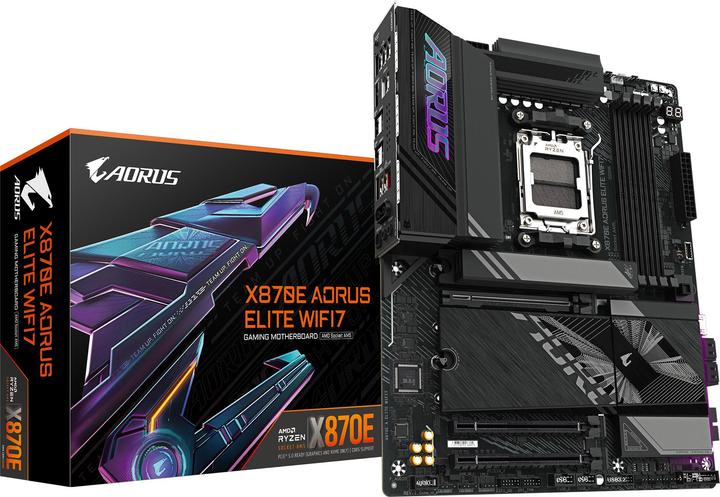 Gigabyte X870E AORUS ELITE WIFI7 (AM5, AMD X870E, ATX)