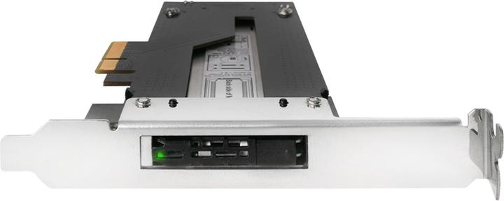 Actual product image Icy Dock MB840M2P-B - PCIe - M.2 - PCIe 3.0 - Black - Silver - Passive - 32 Gbit/s