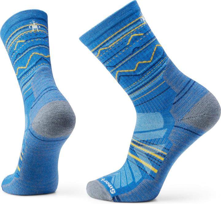 Smartwool Hike Light Cushion Mountain Range Pattern Crew
