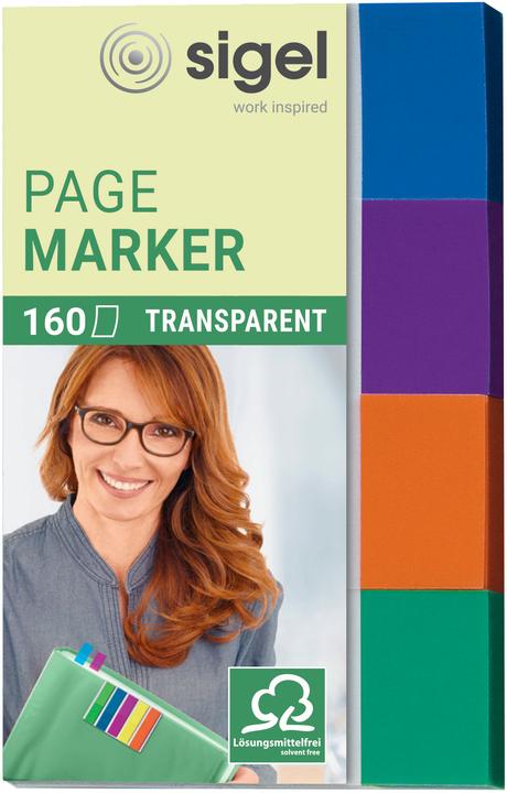 Immagine prodotto Sigel Note adesive trasparenti (20 x 50 mm)