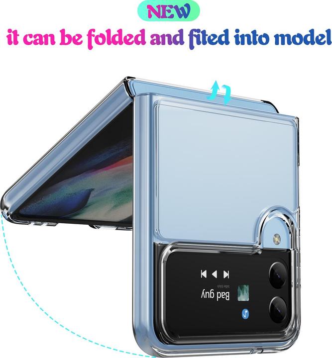 Image du produit PhoneLook Coque Gel transparent Silicone Super Clear flexible (Samsung Galaxy Z Flip4)