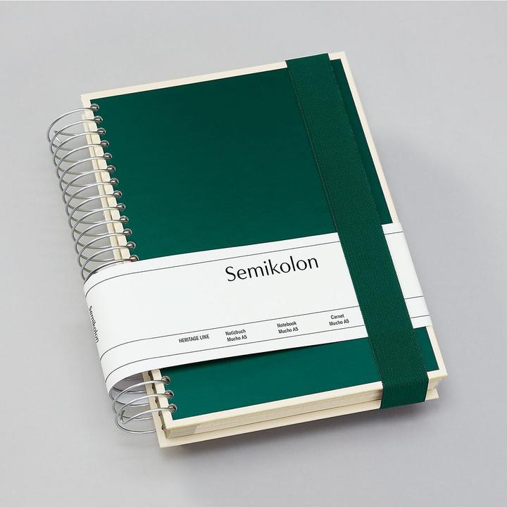 Actual product image Semikolon Mucho (A5, Checked, Plain, No binding)