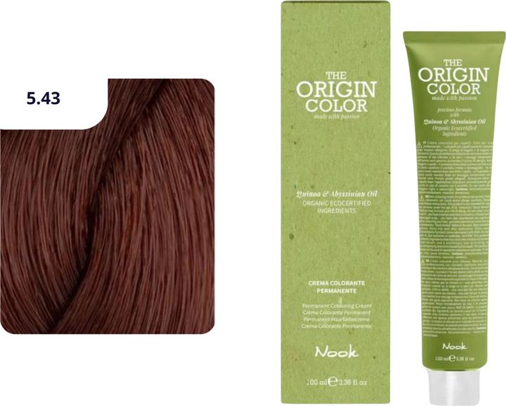 Immagine prodotto Nook Tintura per capelli Origin Colour (5,43 Castagno chiaro oro rame)