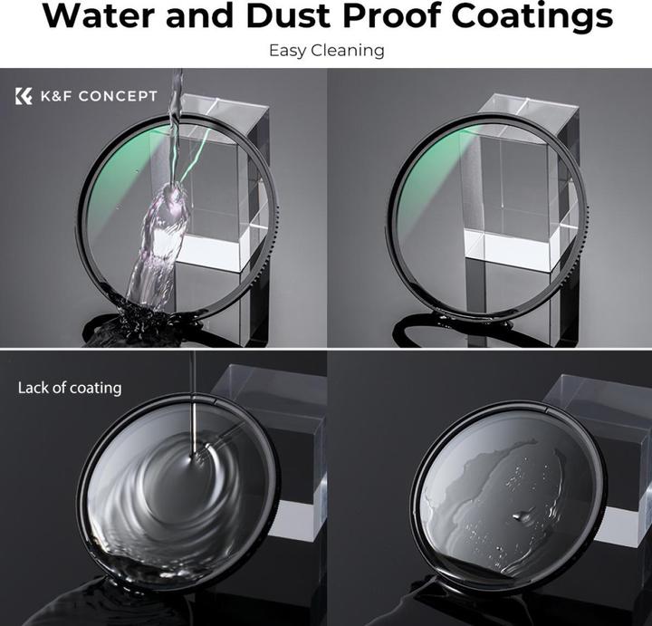 Produktbild K&F Concept 105MM MCUV Protection Filter with 28 Multi-Layer Green Coatings HD Waterproof Scratch Resistant (Nan (UV-Filter)