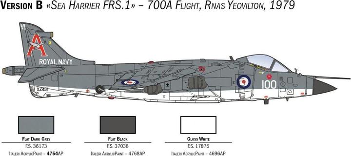 Actual product image Italeri Sea Harrier FRS.1