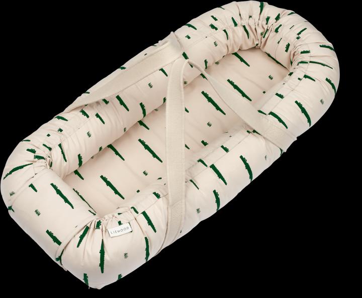 Actual product image Liewood Gro baby nest Carlos crocodile