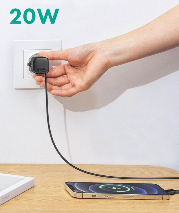 Actual product image Aukey AUEKY PA-B1 Swift mains charger 1x USB-C Power Delivery 3.0 20W (20 W)