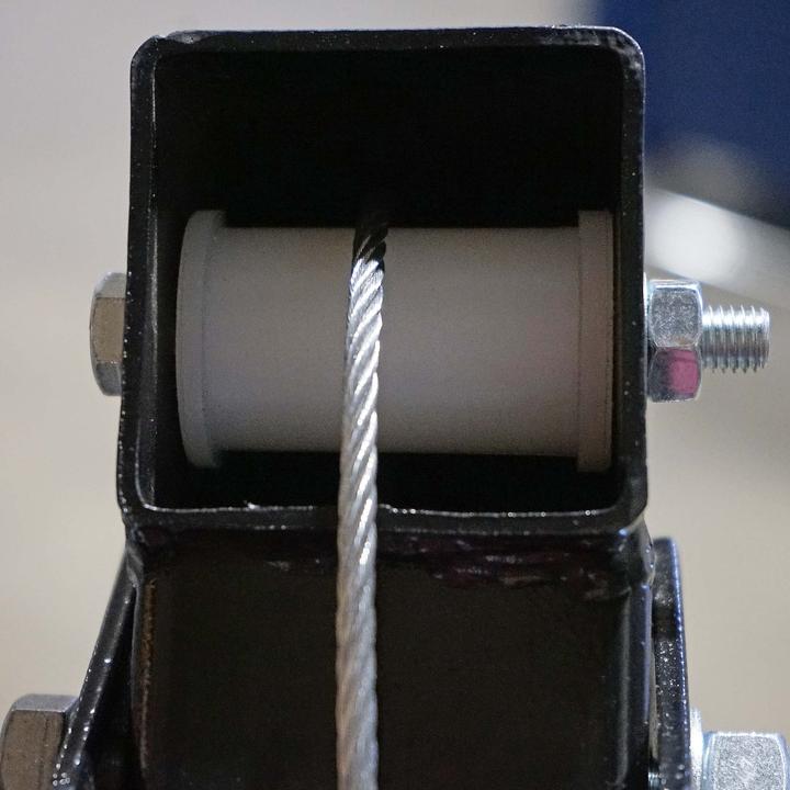 Actual product image Wiltec Pickup crane Loading crane up to 1770mm 500kg 360° cable winch Floor mounting