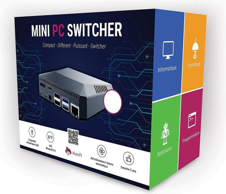 Produktbild HutoPi mini PC Switcher 8GB RAM/256GB ROM