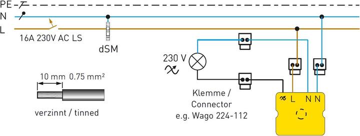 Produktbild Digitalstrom Universaldimmer-Klemme
