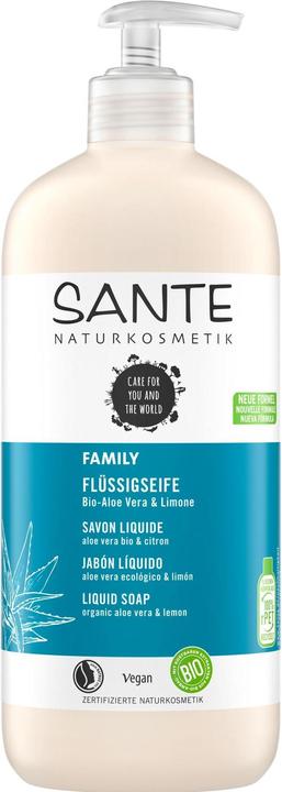 Actual product image Sante Family Liquid Soap Organic Aloe & Lime (500 ml)