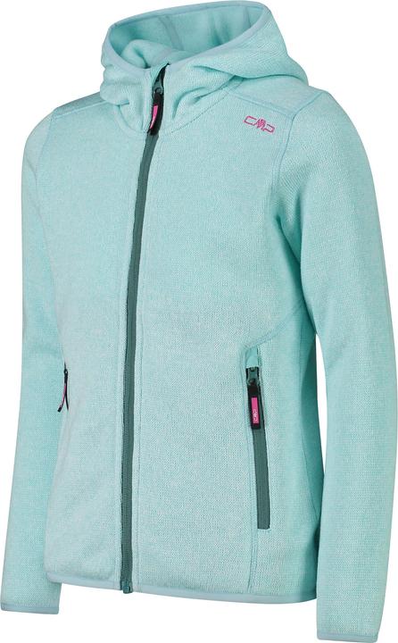 Image du produit CMP Campagnolo Girl's Jacket Fix Hood Jacquard Knitted 3H19825 (104)