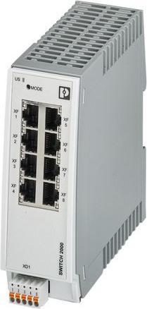Actual product image Phoenix Contact FL SWITCH 2108 Industrial Ethernet Switch (8 Ports)