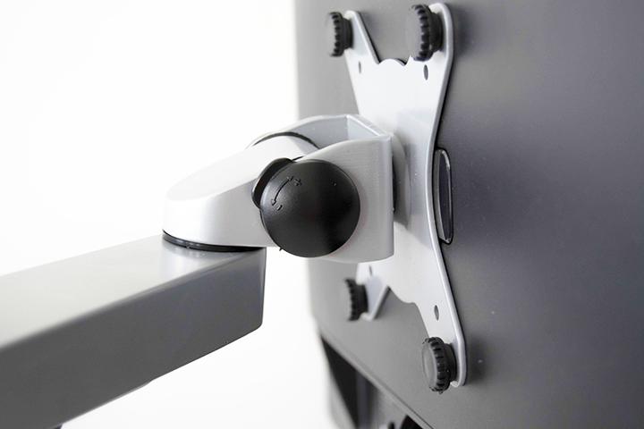Produktbild Kenson Monitor Arm med gaspatron (sølv) (Tisch, 32")
