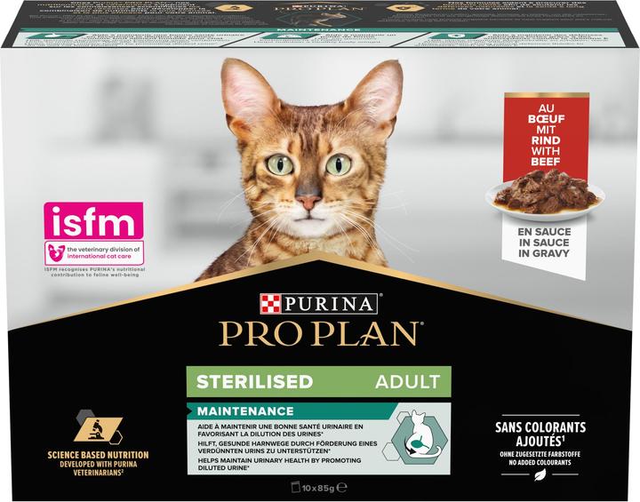 Image du produit Purina ONE Sterilised NUTRISAVOUR (Adulte, 10 pcs, 850 g)