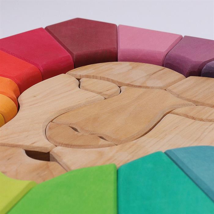 Image du produit Grimm's Jeu de construction lion arc-en-ciel
