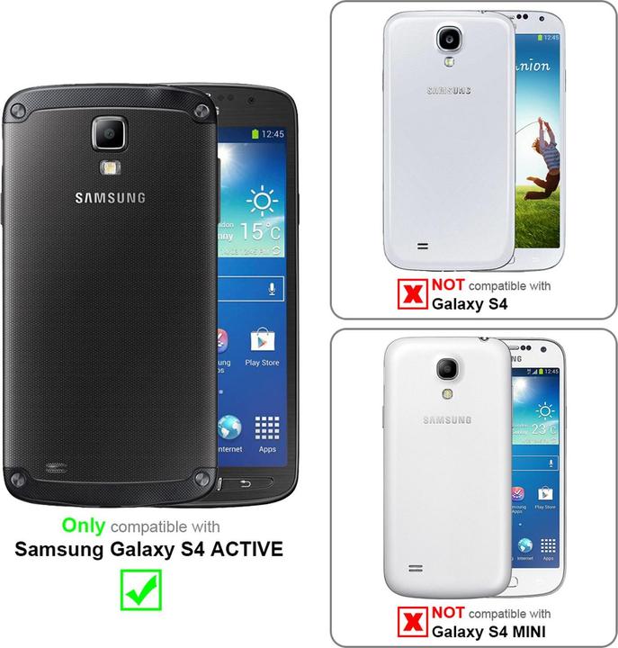 Produktbild Cadorabo Book Jeans Optik Cover (Samsung Galaxy S4 Active)