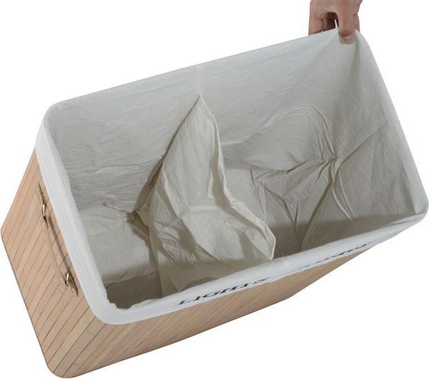 Actual product image Homcom Laundry basket with 2 handles (100 l)