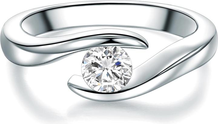 Actual product image Trilani Ladies Sterling Silver Zirconia silver - 6796 (56, 925 Silver)