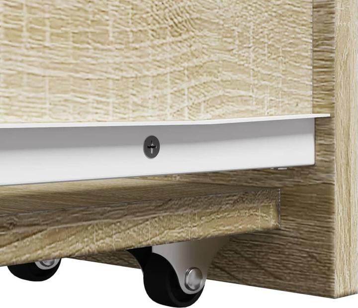 Produktbild VidaXL Badschrank Schmal mit Rollen