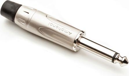 Actual product image Amphenol Audio Jack connector male 6.3 mm mono Musician Series