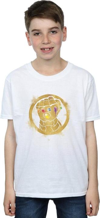 Immagine prodotto Maglietta Avengers Endgame dipinta Infinity Gauntlet per ragazzi (140, 146)
