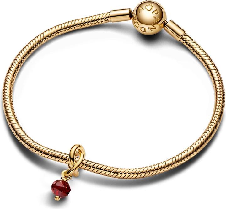 Produktbild Pandora Moments Geburtsstein Januar (Sterlingsilber, Metall vergoldet in 14K)