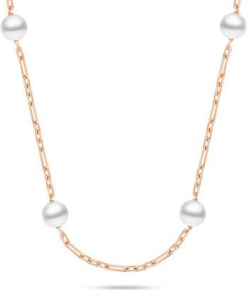 Produktbild Brilio Silver - Bronze necklace with Majorica pearls NCL140R