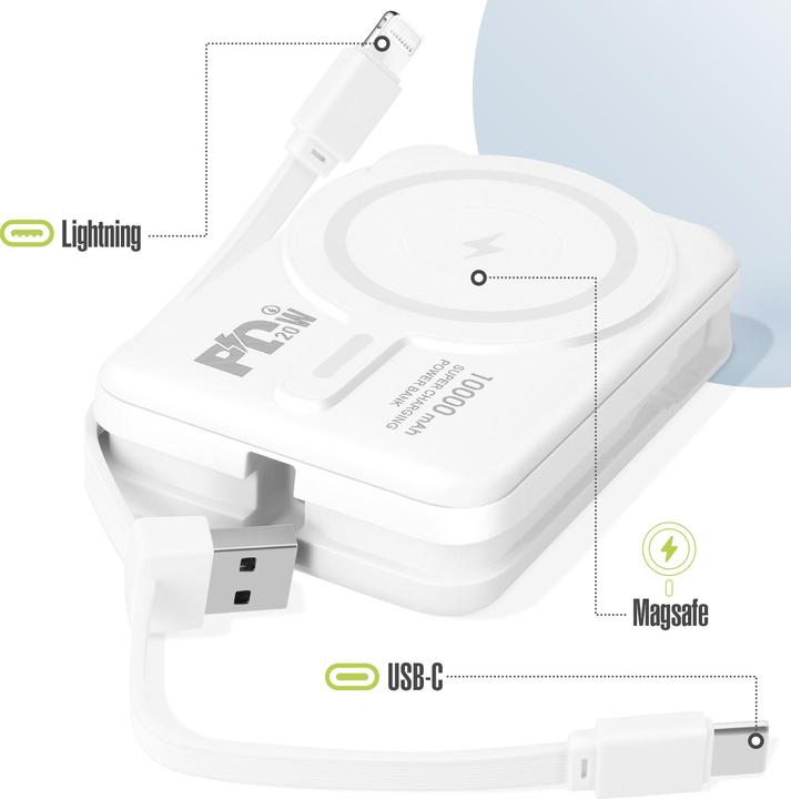 Immagine prodotto Moxie Banca di energia MagSafe da 10.000 mAh (10000 mAh)