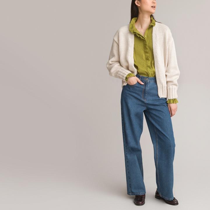 Produktbild La Redoute Collections Strickjacke aus Grobstrick (XXL)