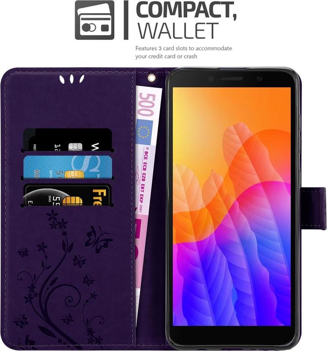 Immagine prodotto Cadorabo Copertina del libro di fiori (Huawei Y5p)