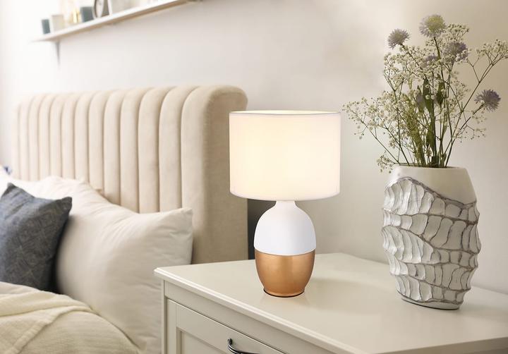 Image du produit Globo Lampe de table Valentino blanc 1xE14 (E14)