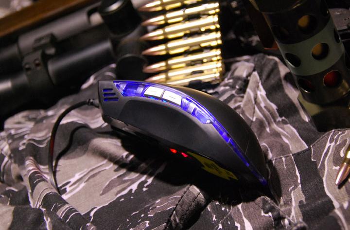 Actual product image Blue Cobra II Mouse (EMS151BK) (Cable)