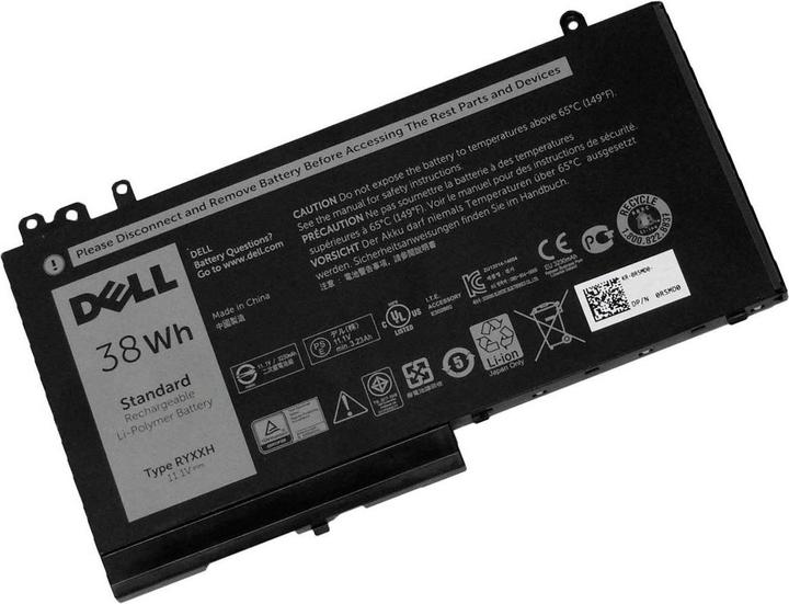 Actual product image Dell Battery, 38WHR, 3 Cell (3 Cells)