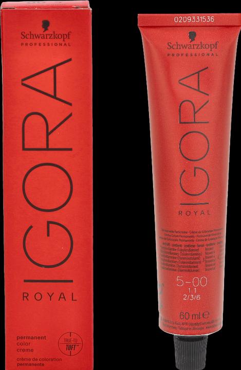 Produktbild Schwarzkopf Professional Igora Royal (5-00 Hellbraun Natur Extra)