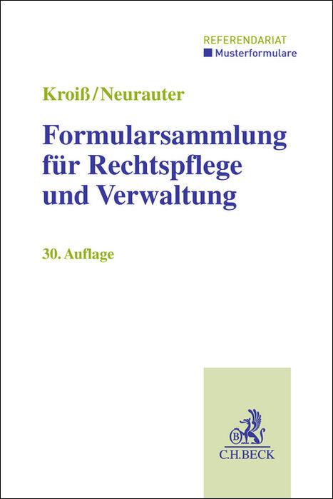 Energy Label Formularsammlung für Rechtspflege und Verwaltung