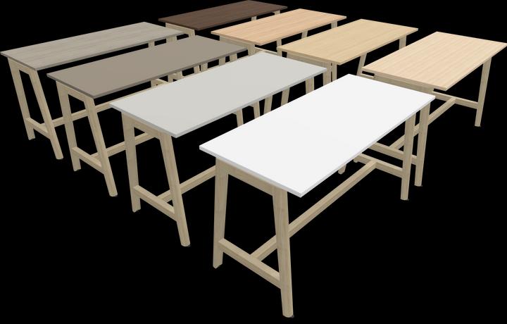 Image du produit Narbutas Table haute en bois Nova (160 x 70 x 90 cm)