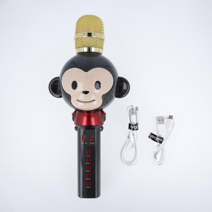 Produktbild Maxlife Bluetooth microphone with speaker Animal MX-100 black