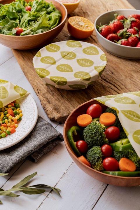 Produktbild Nuts Pflanzenwachstuch vegan, 3er Set,30x30,25x25,20x20 cm (3 x)