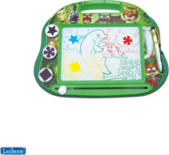 Produktbild Lexibook Tierfamilie Magnetische Multicolor Zeichentafel mit Zubehör A5 Format