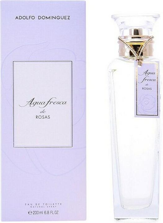 Adolfo Dominguez Agua Fresca de Rosas Eau De Toilette 200ml Spray (Eau de Toilette, 200 ml)
