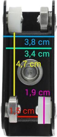 Produktbild Falcon Eyes Schienenwagen 3314C für B-3030C