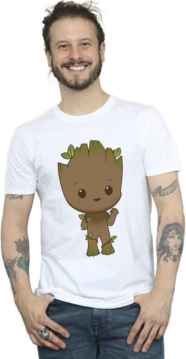 Actual product image Mens I Am Groot Chibi Wave Pose T-Shirt (XL)