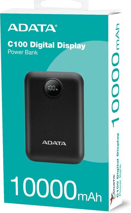 Immagine prodotto Adata Powerbank P10022-12 10000 mAh, Akkutyp: Lithium-Polymer (10000 mAh, 15 W, 37 Wh)