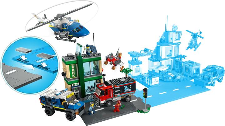 Actual product image LEGO Bank robbery with car chase (60317, LEGO City)