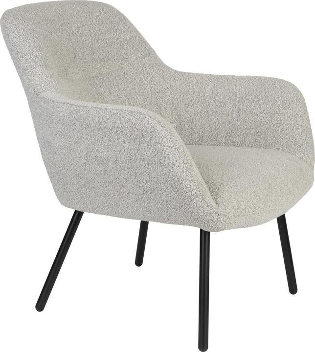 Actual product image Zuiver Dude Lounge Chair Boucle