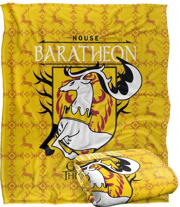 Actual product image Game of Thrones House Baratheon Blanket (152 x 127 cm)